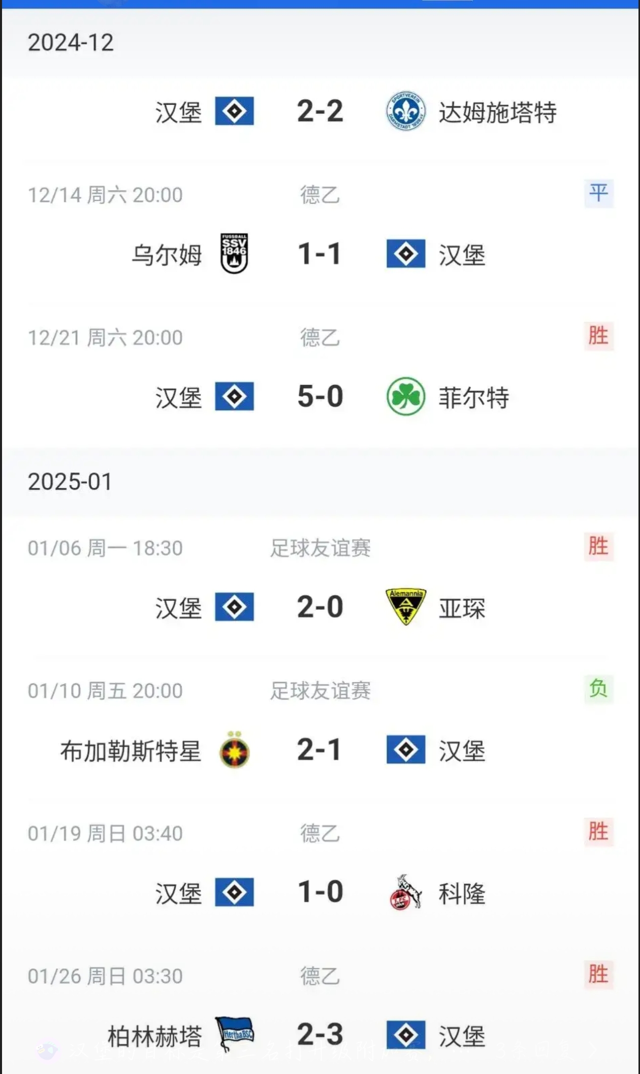 汉堡主场逼平对手，主场优势不再的简单介绍